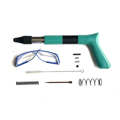 Green Mini Steel Nail Gun 4 marce Potenza regolabile per il soffitto Per lunghezza massima del chiodo 2in