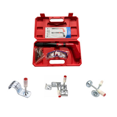 Pistola da sparo a piastre metalliche fissa con mini pistole a chiodi senza fili con design piccolo e portatile