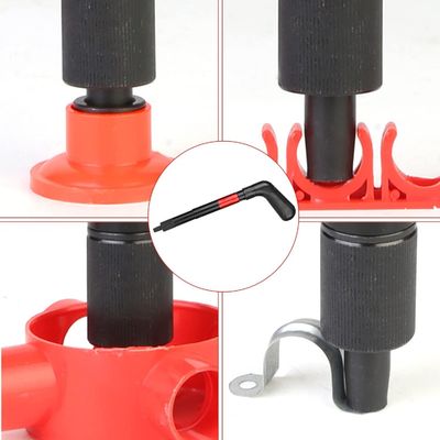 Pistola di soffitto rossa compatta per un'installazione facile e veloce