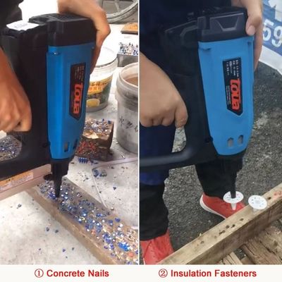 Supporto personalizzato 2 in 1 Gas Nailer per prestazioni di calcestruzzo e isolamento