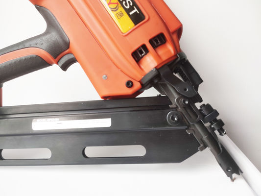 34° Pistola elettrica per chiodi in legno con cornice per chiodi a gas Velocità inferiore a 1500/giorno Portatile
