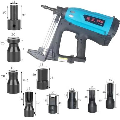 Pistola da chiodo a gas a due ugelli GSN50C Fonte di alimentazione pneumatica per chiodi in cemento