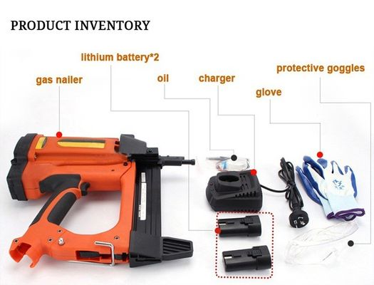 Pistola a gas GSR40 con batteria ricaricabile da 7,2 V/2 Ah