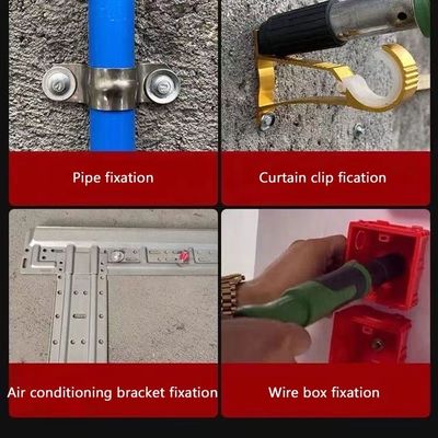 Strumenti di fissaggio del soffitto silenzioso per la casa Mini Punch Nailer per il tiro con piastra metallica di calcestruzzo