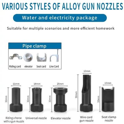 450*170*120mm Lithium Battery Gun Nailer per chiodi in acciaio per calcestruzzo senza celle a combustibile