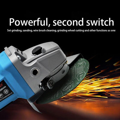 Velocità massima del motore 8500 giri al minuto Grinder per angoli senza spazzole ricaricabile da 21 V per taglio e lucidatura