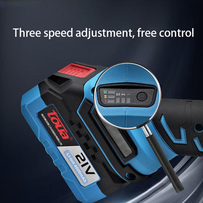 Velocità massima del motore 8500 giri al minuto Grinder per angoli senza spazzole ricaricabile da 21 V per taglio e lucidatura