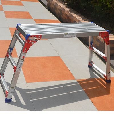 Scaffale piattaforma di lavoro pieghevole di 120 cm di altezza per lavaggio auto e arrampicata domestica