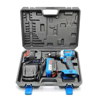 Foratore elettrico senza fili da 21 V ad alta potenza con batteria al litio da 4,0 Ah e motore senza spazzole