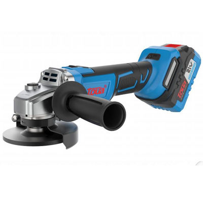 Grinder angolare elettrico da 115 mm con batteria agli ioni di litio da 21 V e frequenza di 6000/7000/8500 giri al minuto