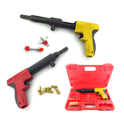 Pistola da chiodo in acciaio e cemento di colore blu, capacità 335 mm, lunghezza