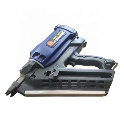 Batteria agli ioni di litio 7.4V 1.2Ah Nailer senza fili a telaio 34 gradi Gas Nail Gun 50-90mm