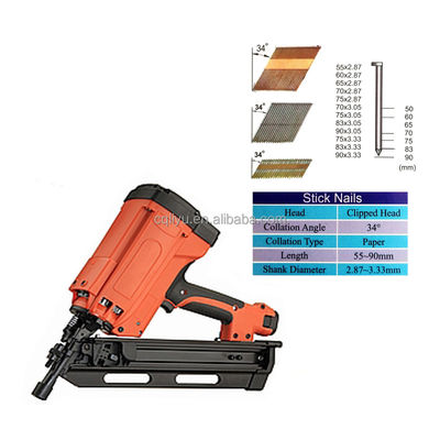 GFN3490B GFN3490B Pistola a chiodi pneumatica a gas