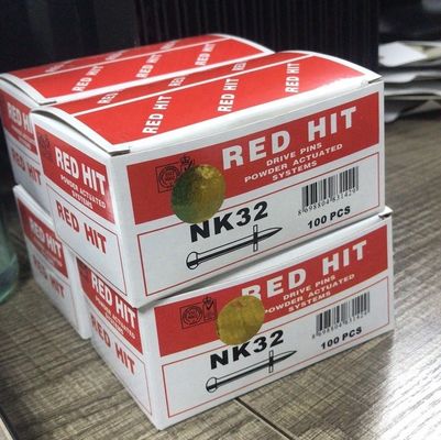 Concrete Nail RED HIT 6.8*11 carichi di potenza e pin di azionamento NK32 con stile a testa piatta