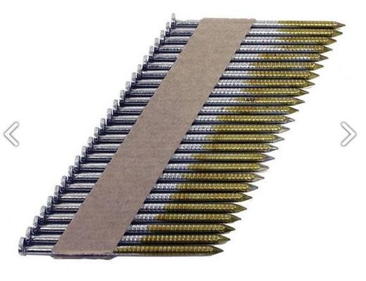 2" 3-1/2" ISO Standard Framing Nails 34° con elettro galvanizzato