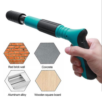 33cm Blu Mini Nail Gun Acciaio a basso rumore per muro di cemento Decorazione domestica industriale