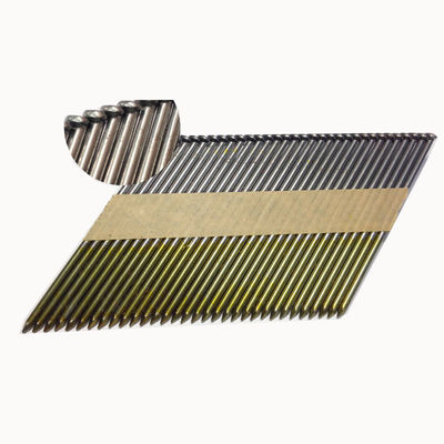 2.87-3.3mm Diametro della testa 21 strisce angolare chiodi di plastica con GB Standard