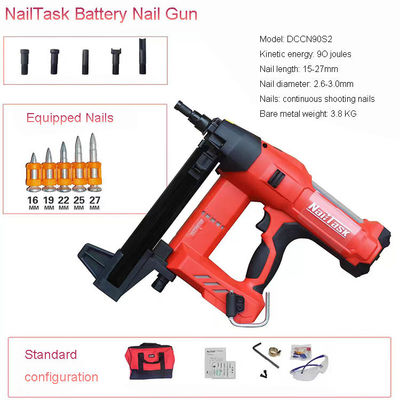 Supporto personalizzato OBM Nail Gun DCCN90S2 Batteria al litio ricaricabile per la lavorazione del legno