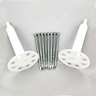 Coltelli in cemento con isolamento e zincatura di plastica di 7,6 mm di diametro