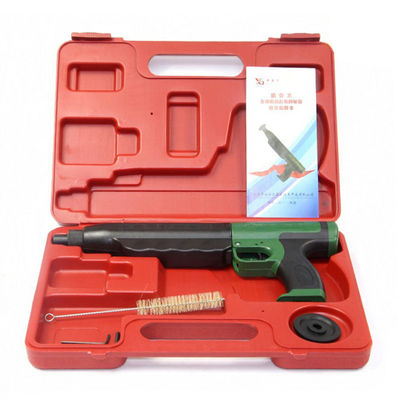 Silent Black Green Powder Nail Gun con capacità di 2,2 kg e funzione di riduzione del rumore