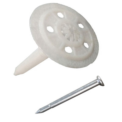 Isolamento di pareti Isolamento di chiodi con pin di plastica per lavatrici di acciaio