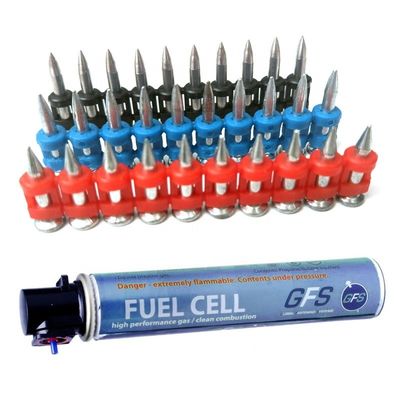 Cella a combustibile da 165 mm per chiodi di cemento a gas 1000 colpi Supporto personalizzato