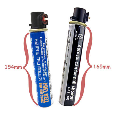 Cella a combustibile da 165 mm per chiodi di cemento a gas 1000 colpi Supporto personalizzato
