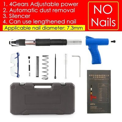 Chiodi di soffitto integrati Mini Nailer per 1in lunghezza chiodo idraulico Strumenti fissatore di pareti