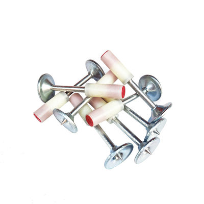 7.3 mm Diametro della testa Chiodi integrati in acciaio e plastica per il taglio del soffitto