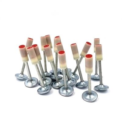 Manica liscia Testa piatta Chiodi in acciaio per il colpo di cemento soffitto 27mm lunghezza