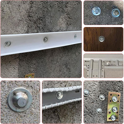 7.3mm Testa piatta Rotonda 27mm Mini clip per il soffitto per l'installazione di pistole di riduzione del rumore