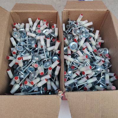 100pcs Pack chiodi rotondi per Mini soffitto pistola a chiodi 7.3mm Diametro testa 27mm chiodo di fuoco