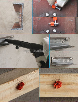NS301 Pistola da chiodo a strisce a polvere con custodia per un'installazione facile e veloce