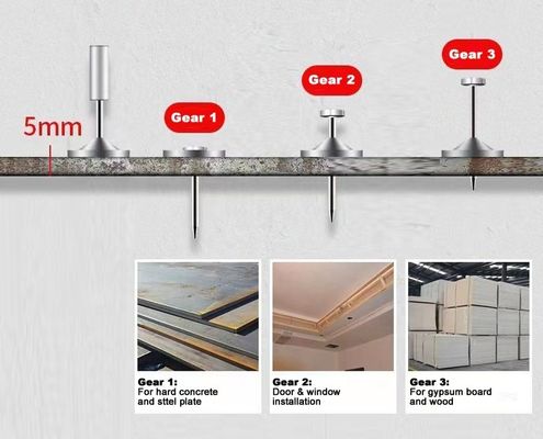 Diametro della lavastoviglie in metallo. 15.6 mm 27 mm Mini chiodi per il soffitto per il dispositivo di fissaggio veloce del muro in cemento