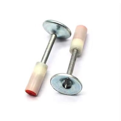 200PCS Pack 8mm Head Round Nails per piastre d'acciaio e fissaggi per soffitti di pareti in cemento