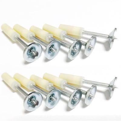 Pin di azionamento di calcestruzzo galvanizzato lucente per il soffitto Strumenti di tiro a carico di potenza 32 mm 42 mm