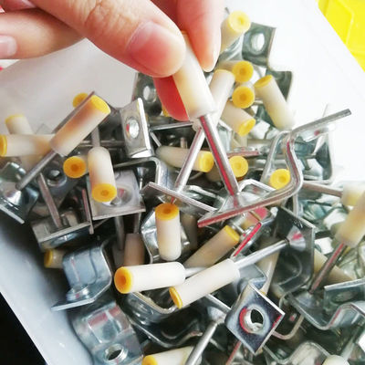 Pin di azionamento di calcestruzzo galvanizzato lucente per il soffitto Strumenti di tiro a carico di potenza 32 mm 42 mm