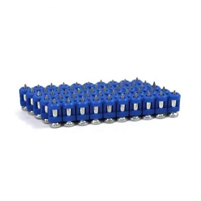 Concreto rigido 15-40mm Lavatrice di plastica Concreto Spara Gas Chiodi Pistola Chiodi HC6 Pini di guida