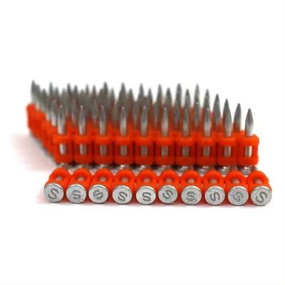 Pistola da chiodo ad azionamento a gas di plastica con chiodi in cemento di 3,0*22 mm con colore personalizzato