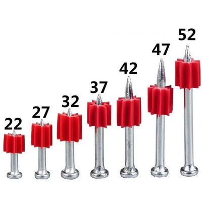Rivestimenti in PVC rosso Punte in acciaio per finestre in lega di alluminio Lunghezza 16-76 mm