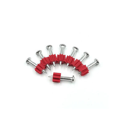 Rivestimenti in PVC rosso Punte in acciaio per finestre in lega di alluminio Lunghezza 16-76 mm