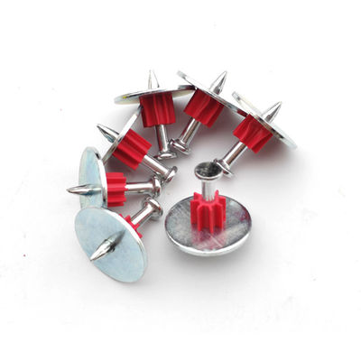 Pini a testa piatta PDW per 301/301T Pistola da sparo per chiodi 25mm Acciaio Lavatrice di chiodi incluso