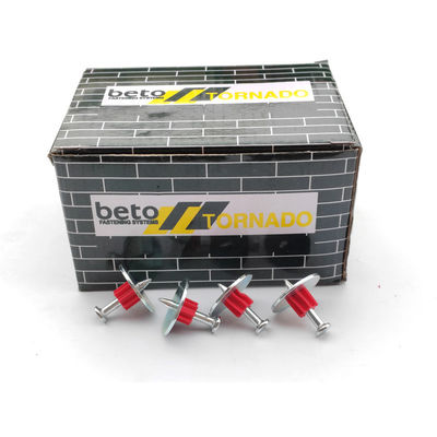 Pini a testa piatta PDW per 301/301T Pistola da sparo per chiodi 25mm Acciaio Lavatrice di chiodi incluso