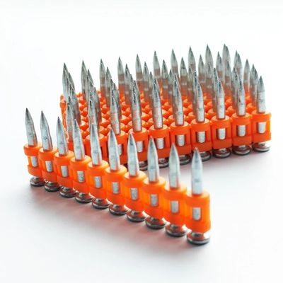 Chiodi a pin di gas elettro-galvanizzati per la guida e la ripresa del calcestruzzo Lunghezza 16-38 mm
