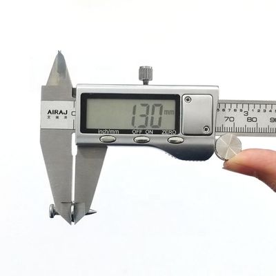 6.2mm diametro della testa. martello in acciaio corona d'argento chiodi di calcestruzzo con finitura galvanizzata e lavatrice