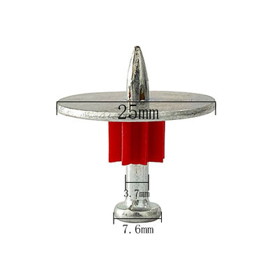 Lavatrice in acciaio e chiodo in calcestruzzo da 25 mm per perni PDW ad alta velocità in pistola da fuoco 301/301T