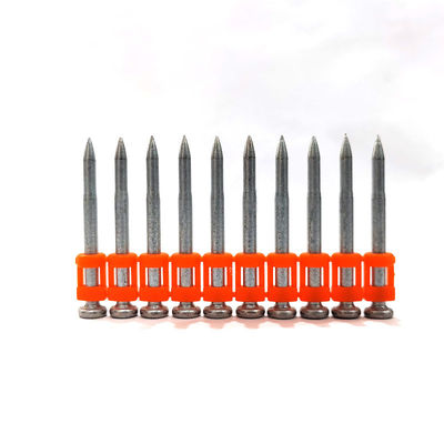 HC6 3.0*22/25/27/32/38mm Chiodi in calcestruzzo galvanizzato con scaffale e punta di proiettile