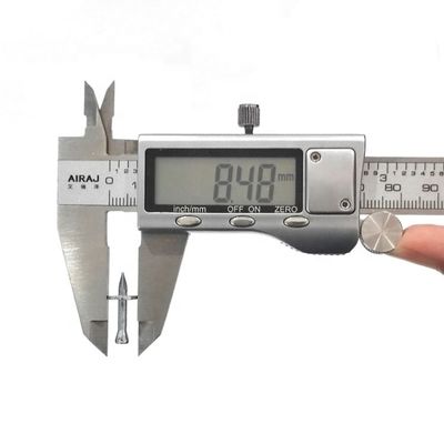 Manica liscia Mini Hammer Drive Pin MK19 con 4mm Head Dia. e 8.5mm Metal Washer