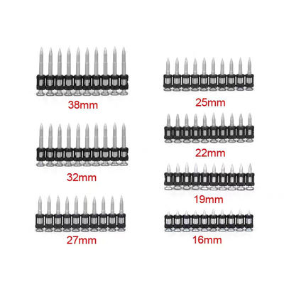 ISO Standard Full Round Head Strip Collated Concrete Nails per utensili a gas