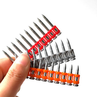 Pistola a chiodi a gas Compatibile Fluted Shank Concreto Chiodo in acciaio con rivestimento galvanizzato